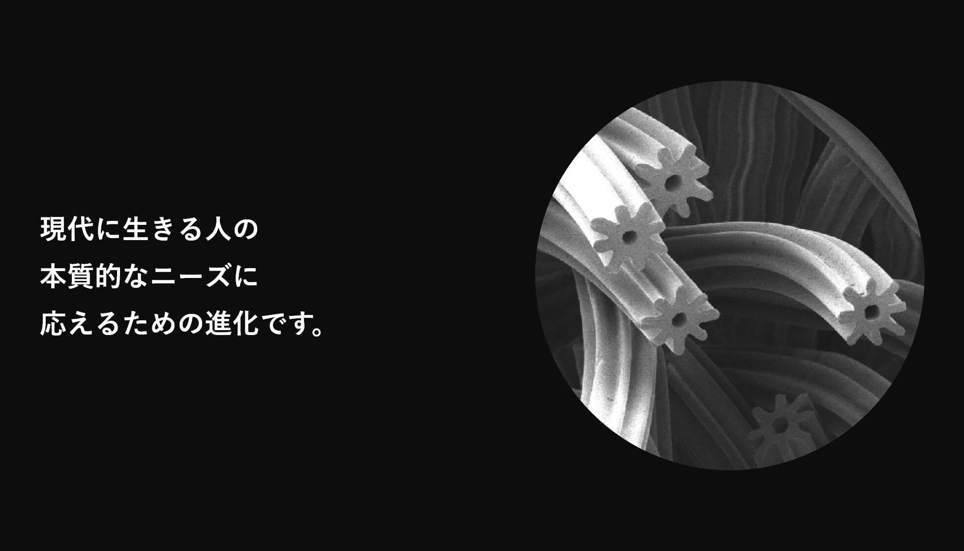 現代に生きる人の本質的なニーズに応えるための進化です。